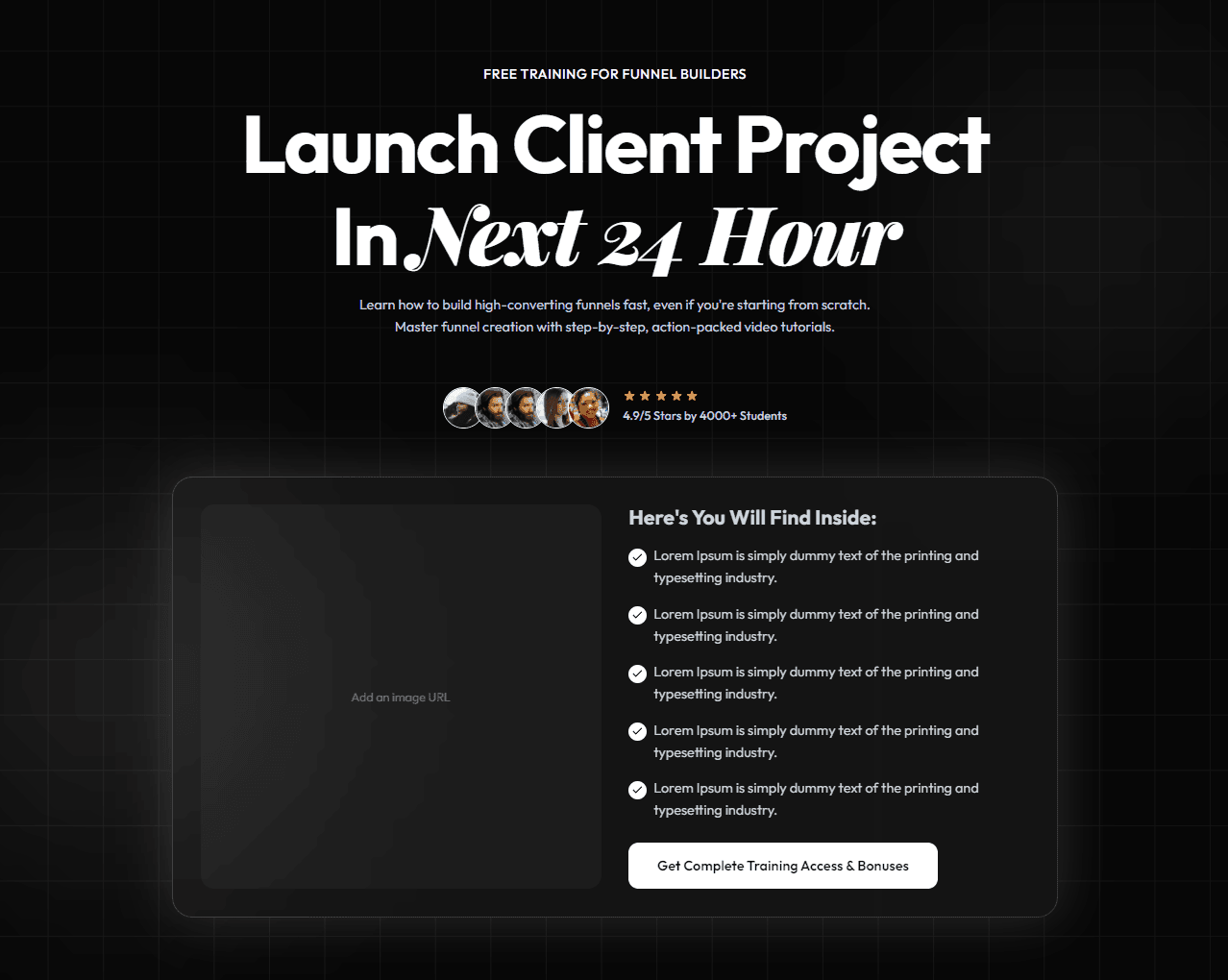Feature Grid Hero